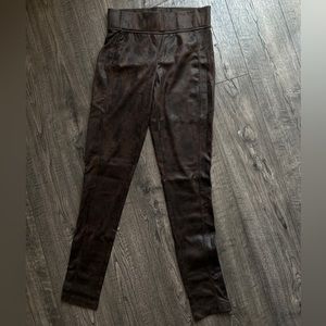 Faux leather leggings